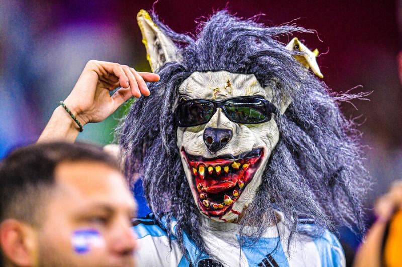 Los fanáticos alentaron al cuadro sudamericano en el duelo ante Australia. Imagen: Photosport.