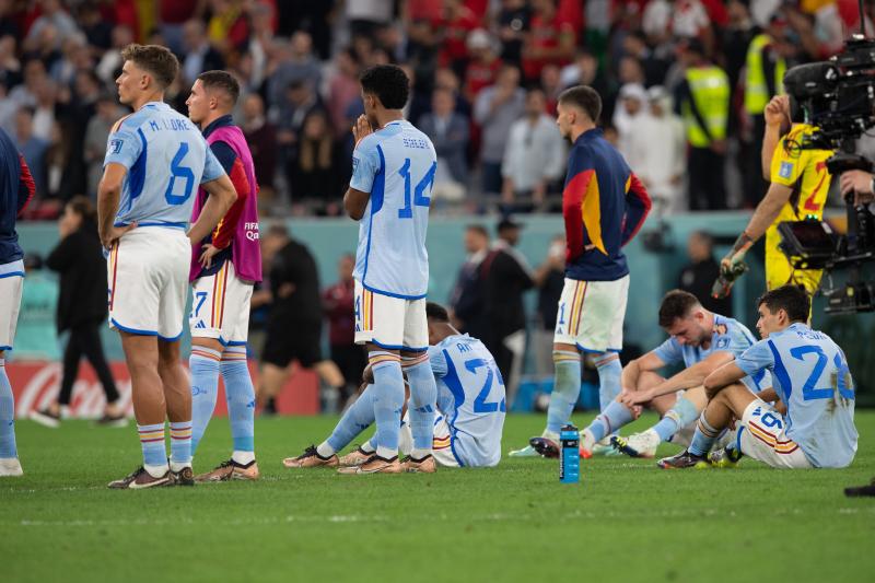España quedó fuera del Mundial ante Marruecos y desató la salida de Luis Enrique - Photosport