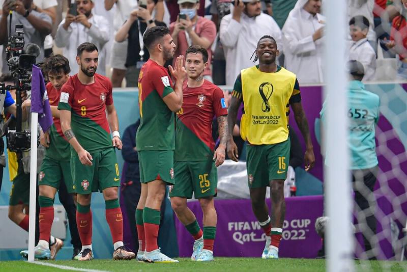 Portugal le pasó por arriba a su rival. Imagen: Photosport.