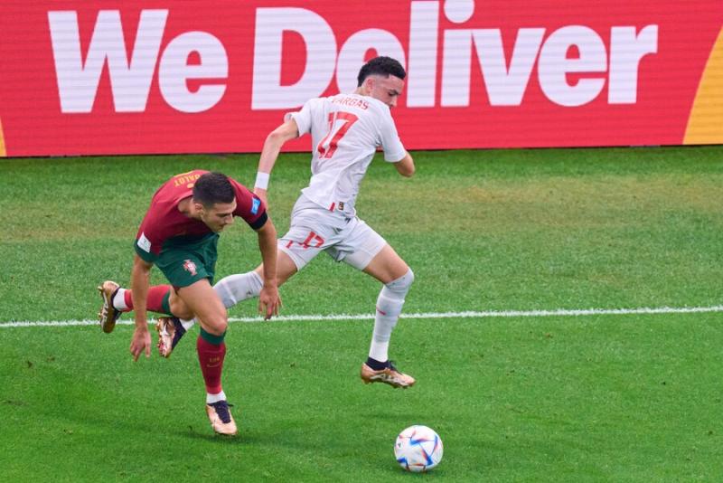 Portugal salió con todo en este duelo mundialista. Imagen: Photosport.