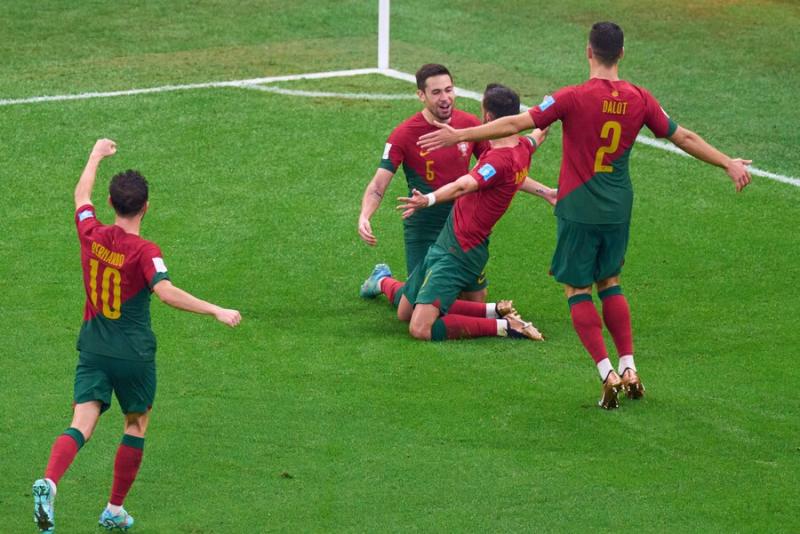 La Selección Portuguesa impuso su estilo de juego en este duelo. Imagen: Photosport.