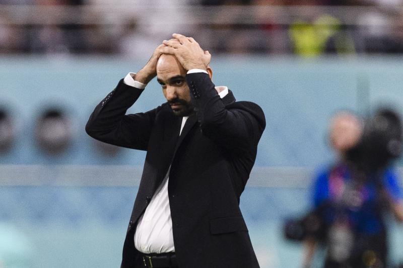 Walid Regragui, entrenador de Marruecos - Photosport