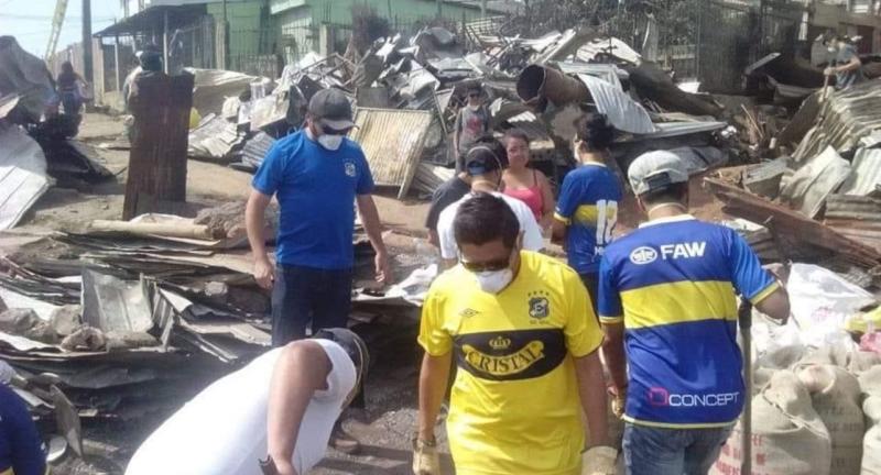 La foto que compartió Ronnie Fernández apelando a la unidad tras los incendios
