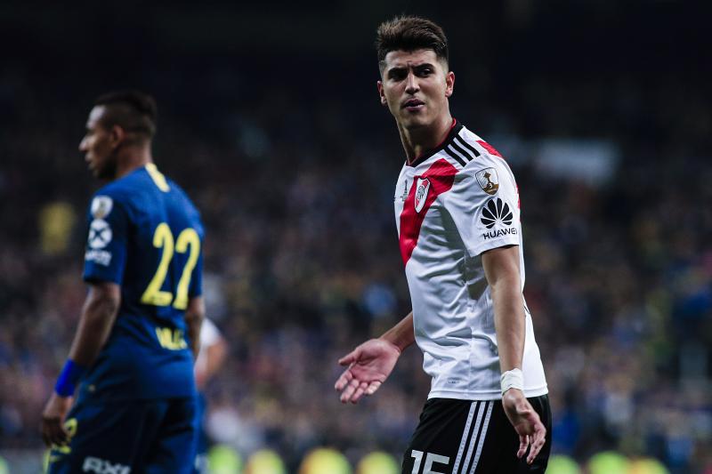 Exequiel Palacios fue uno de los titulares en River, pero ahora asoma en la banca de Argentina