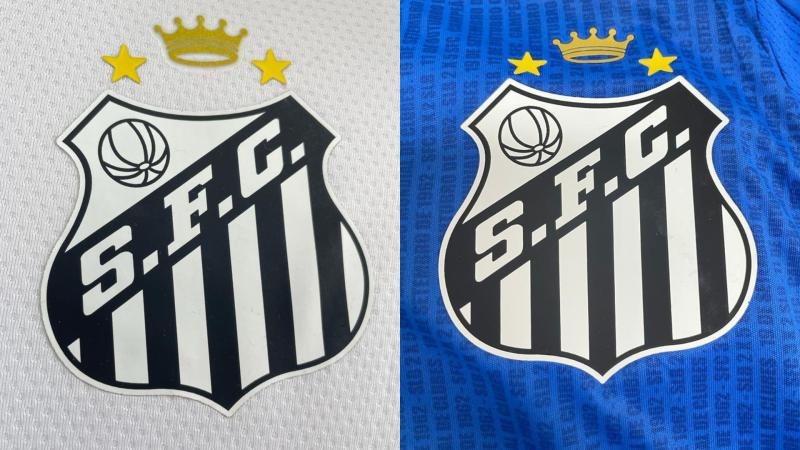 Este es el nuevo escude de Santos en homenaje a Pelé.