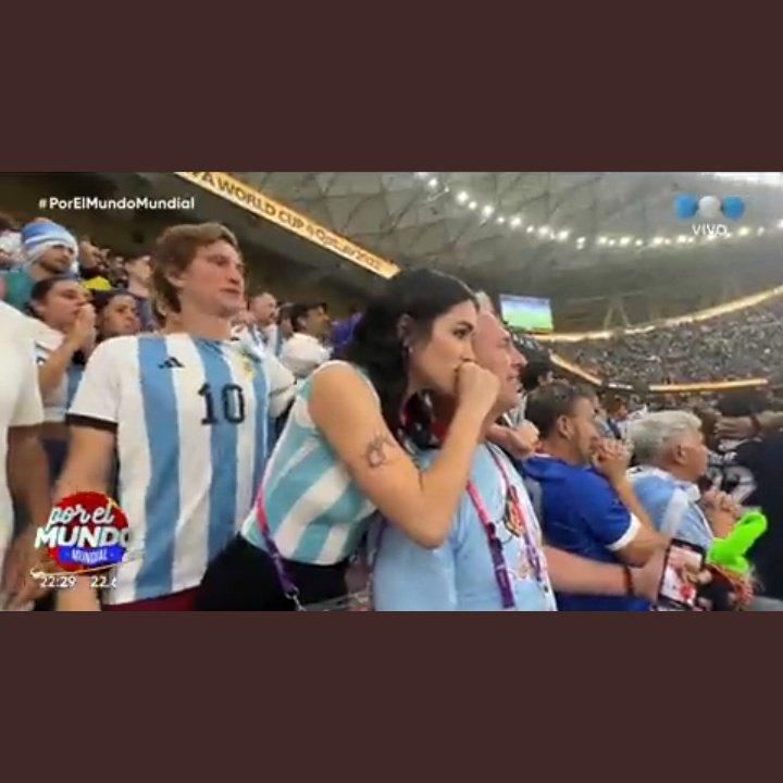 En el video se ve al hincha argentino que acosó a Lali Esposito.