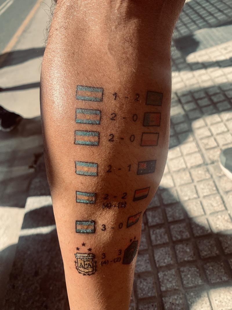 El hincha menos confiado de Argentina.