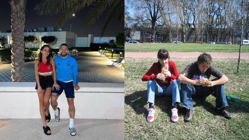 Papu Gómez recordó una foto 16 años después en la concentración de Argentina - Instagram Alejandro Gómez