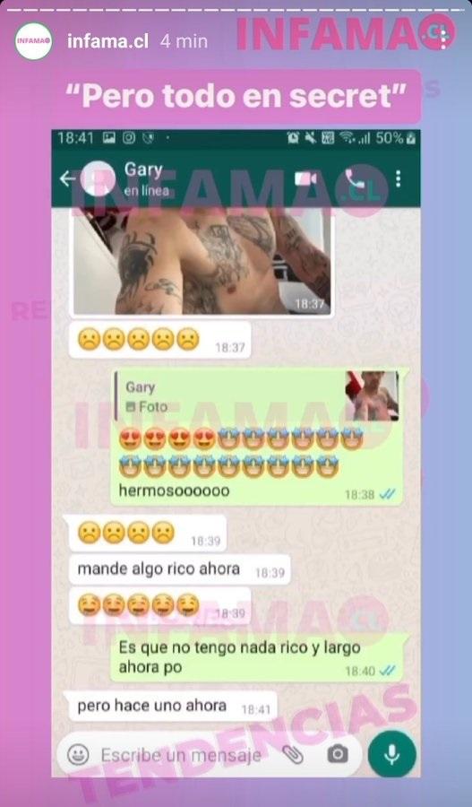 El supuesto chat de Gary Medel.