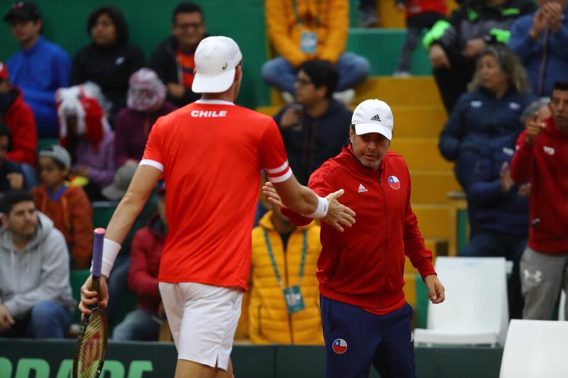 Chile recibirá a Kazajistán en La Serena por la Copa Davis. Crédito: Photosport.