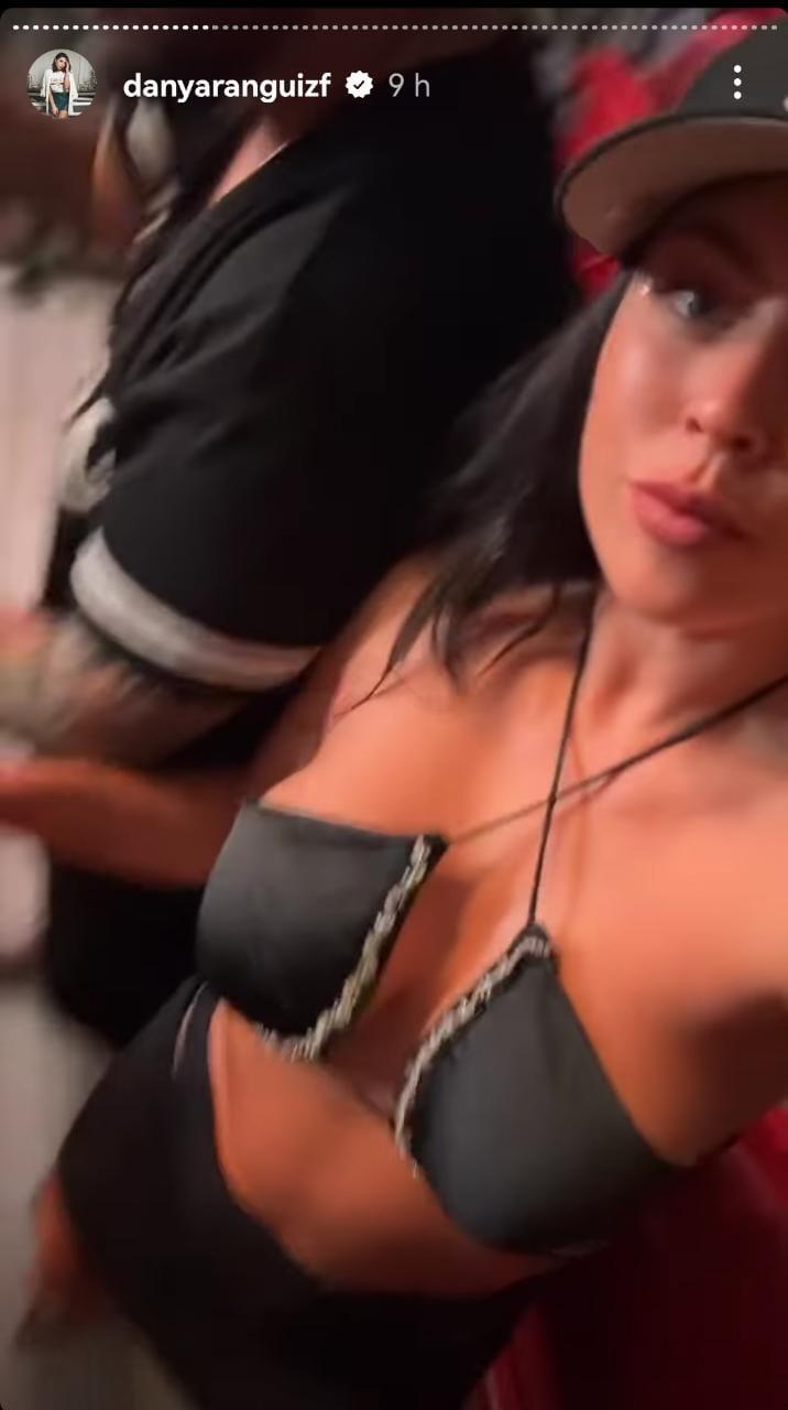 Daniela Aránguiz publicó registros del concierto de Daddy Yankee junto a Jorge Valdivia.