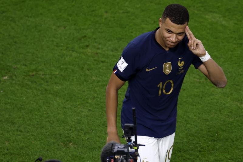 Kylian Mbappé fue la gran figura de Francia para clasificar a cuartos de final del Mundial - Photosport