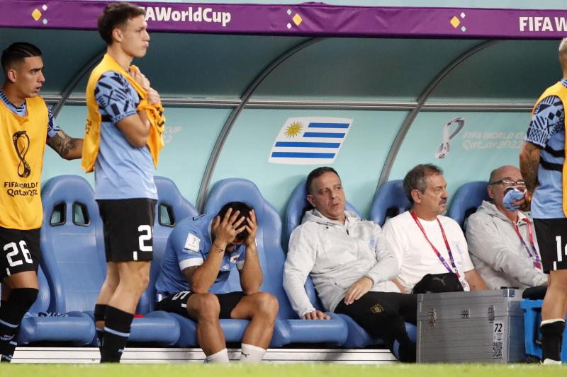 Luis Suárez tras quedar eliminado de Catar 2022 (Aton)