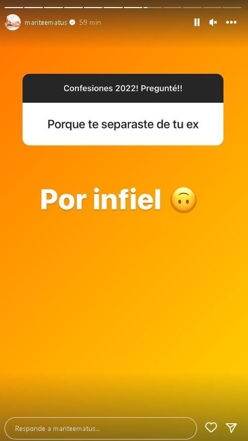 La publicación de Marité Matus en contra de Arturo Vidal - Instagram