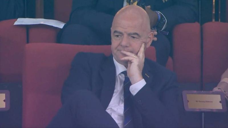 Infantino en el estadio 974 - Captura