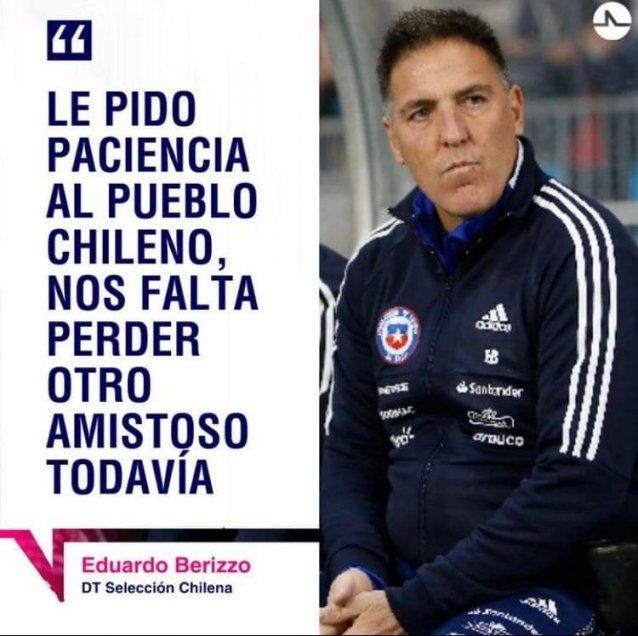 Los hinchas no están contentos con el entrenador de La Roja.