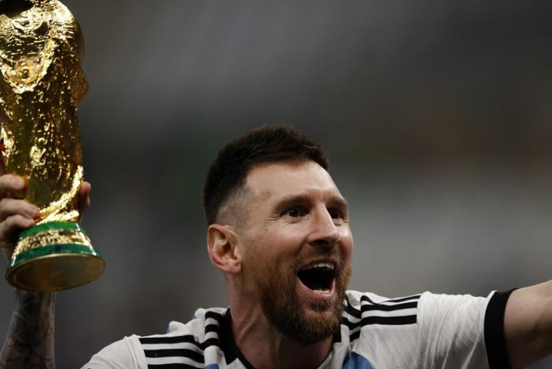 Lionel Messi llega a este partido tras ganar el Mundial de Catar 2022. Imagen: Photosport.