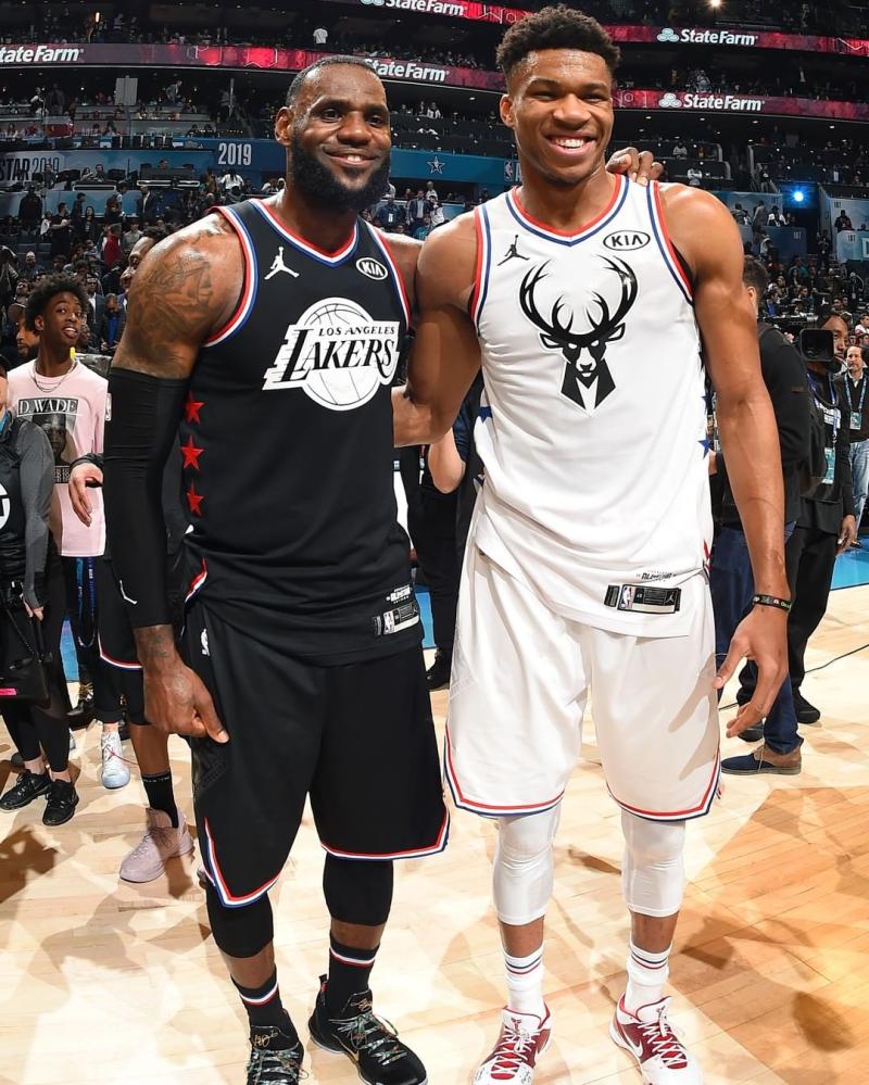 LeBron James y Giannis Antetokounmpo serán los capitanes en el All Star Game - Instagram NBA