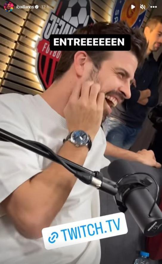 Gerard Piqué fue descubierto usando un reloj Rolex.