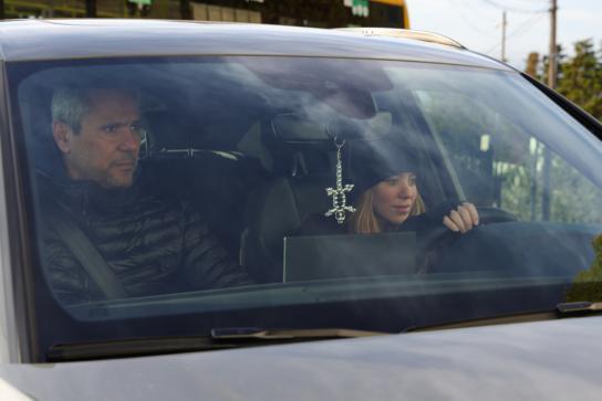 Shakira fue sorprendida por los paparazzi en la puerta de su casa (GTRES)