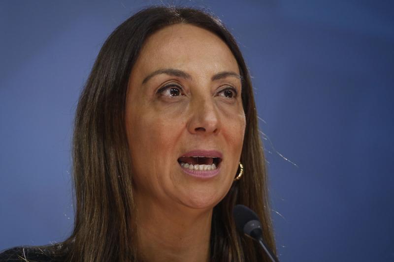 Cecilia Pérez se refirió al proyecto de construcción del estadio de la U. Crédito: Agencia Uno.