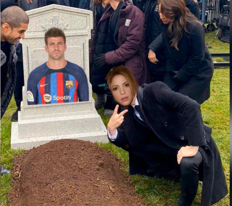 Shakira "enterró" a Gerard Piqué.