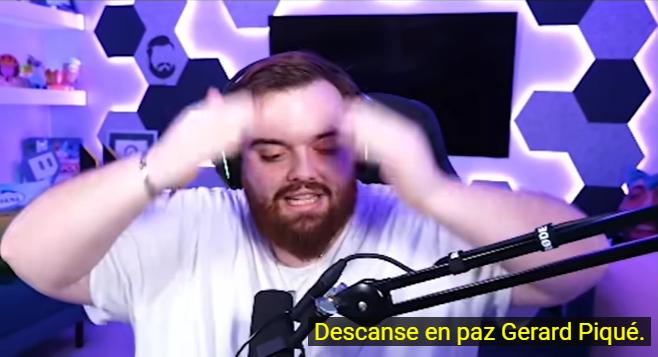 "Descanse en paz Gerard Piqué": La divertida reacción de Ibai Llanos tras escuchar la 'tiradera' de Shakira