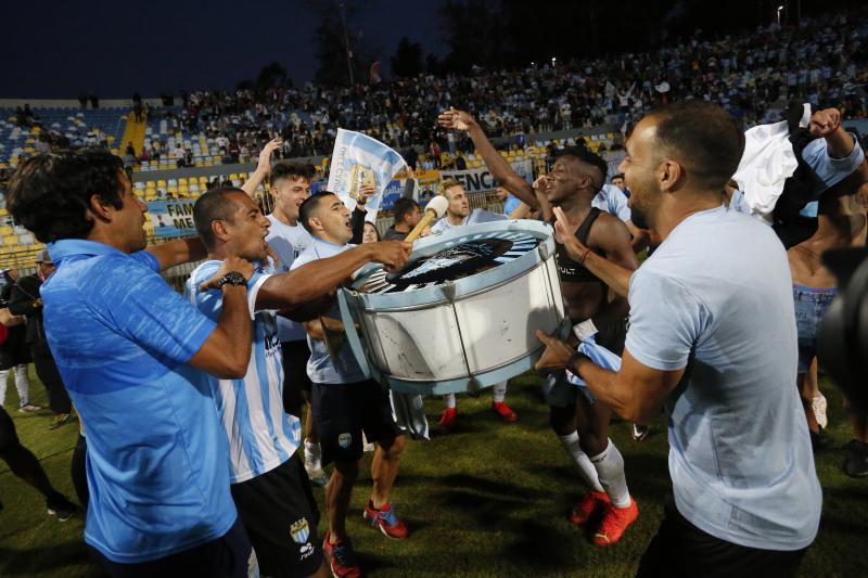 Claudio Palma estuvo a cargo de los relatos en la Supercopa entre Colo Colo y Magallanes. (Photosport)