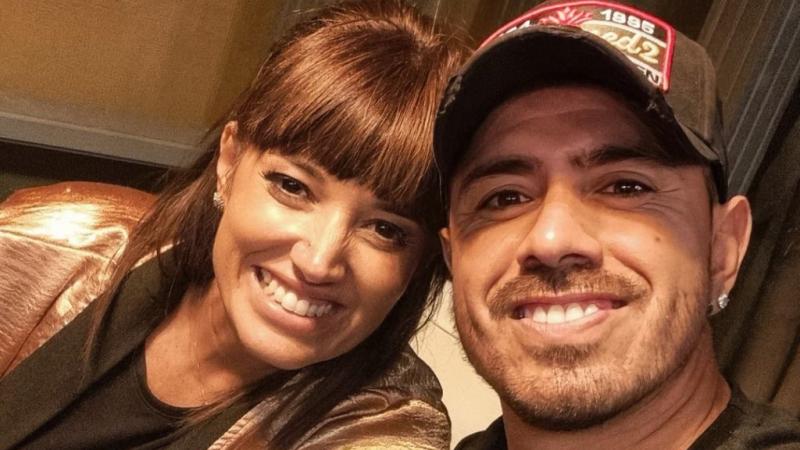 Yamila Reyna junto a Diego Sánchez. (Instagram)