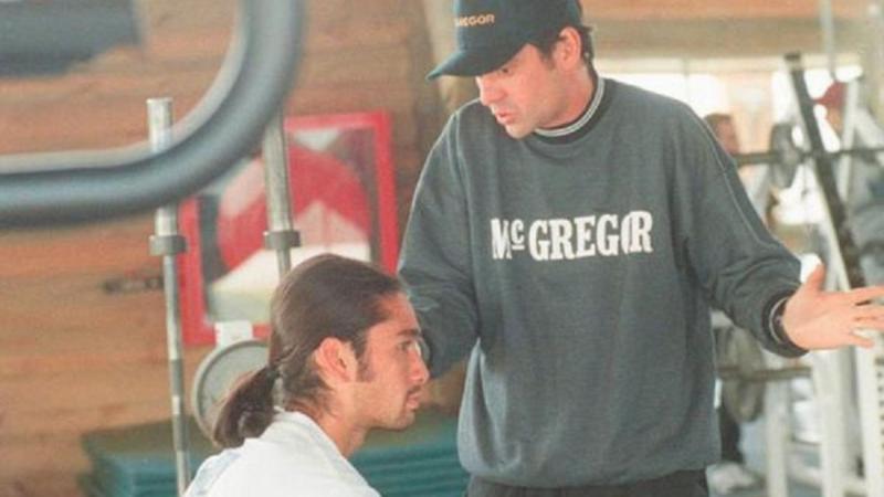 Manuel Astorga y Marcelo Ríos.