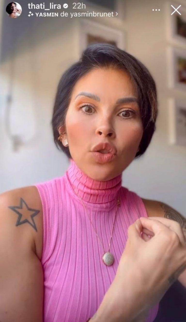 Thati Lira en su cuenta de Instagram.