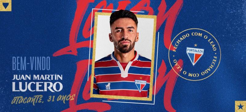 Juan Martín Lucero fue presentado en Fortaleza y los hinchas de Colo Colo reaccionaron con todo.