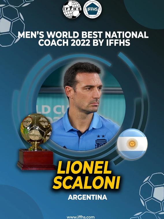 Lionel Scaloni, IFFHS.