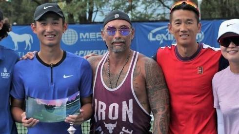 Marcelo Ríos junto a su ex pupilo