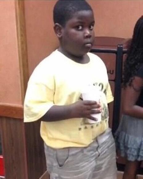 Esta es la imagen de Dieunerst Collin que se hizo viral en redes sociales.