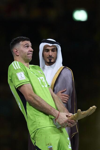 Emiliano Martínez ganó el Mundial Catar 2022 con la Selección Argentina. Imagen: Photosport.