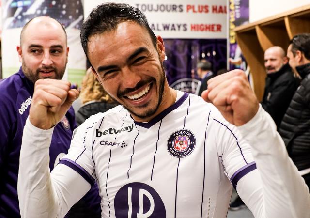 Gabriel Suazo dejó Colo Colo y brilla en la Ligue 1. Crédito: @ToulouseFC