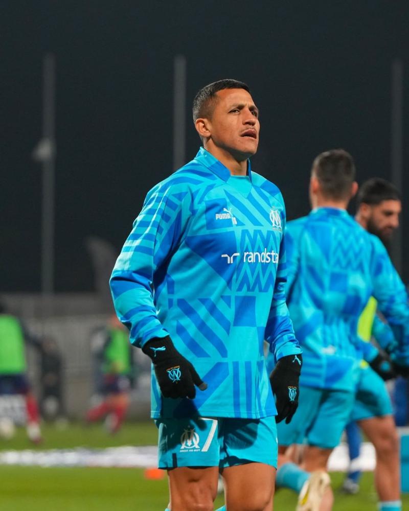 Alexis Sánchez es la gran figura de Olympique de Marsella - Instagram