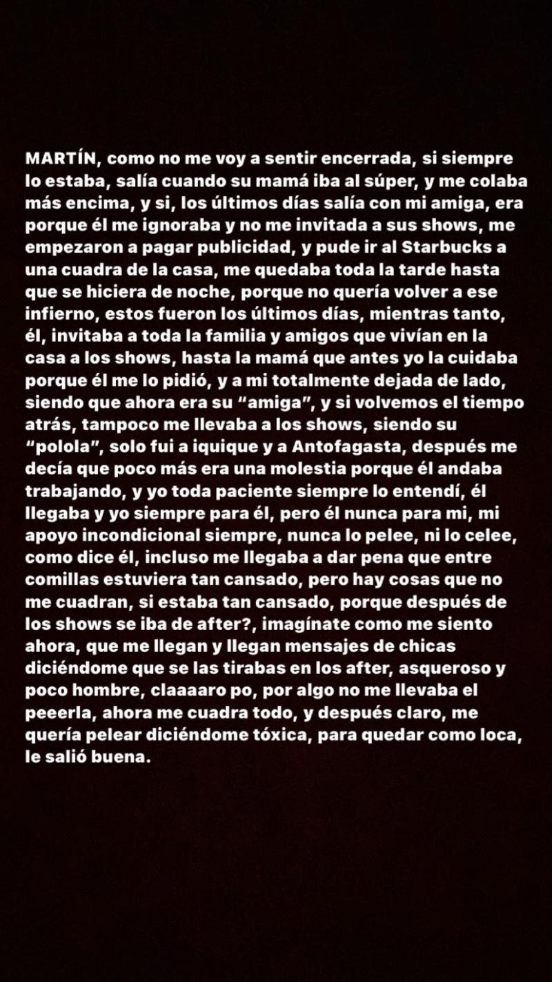 Ex polola de Pailita vía Instagram.