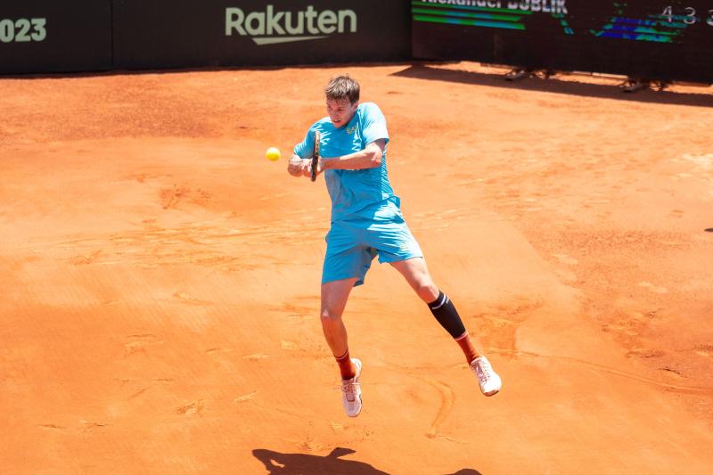 Alexander Bublik perdió sus dos partidos ante Chile en la Copa Davis - Agencia Uno