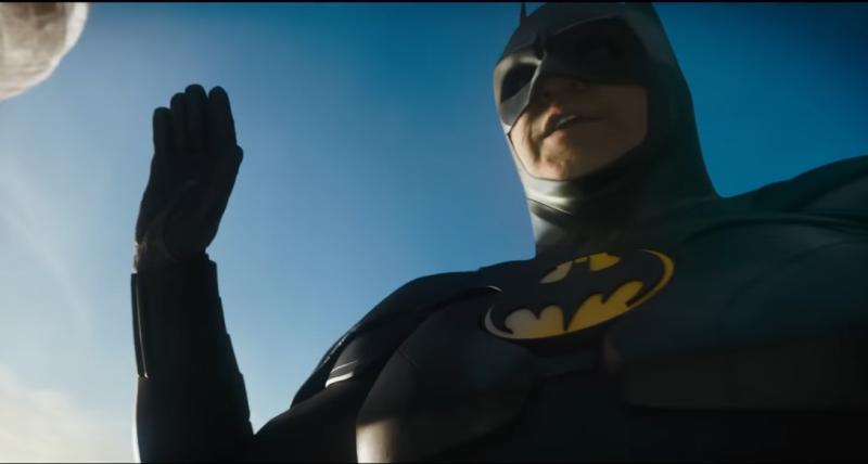 Michael Keaton como Batman en The Flahs