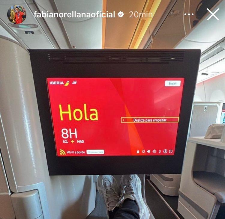 Fabián Orellana ya emprende viaje a España para sumarse a la Kings League. (Instagram)