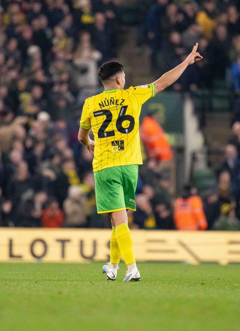 Marcelino Núñez. (Twitter @NorwichCityFC)