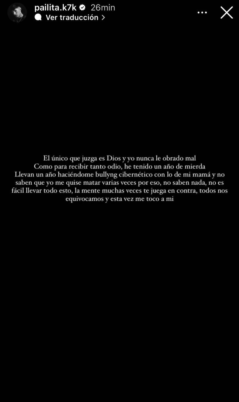 Pailita en Instagram.