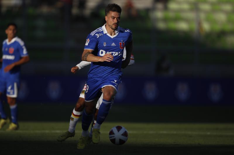 Juan Pablo Gómez con la camiseta de la U - Photosport