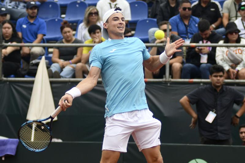 Timofei Skatov se impuso a Cristian Garin por Copa Davis, Photosport.