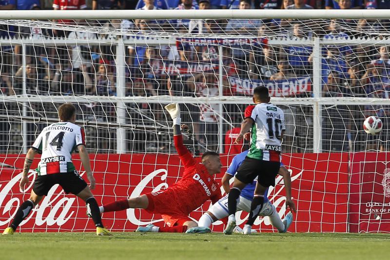 Cristóbal Campos en la derrota ante Palestino - Photosport
