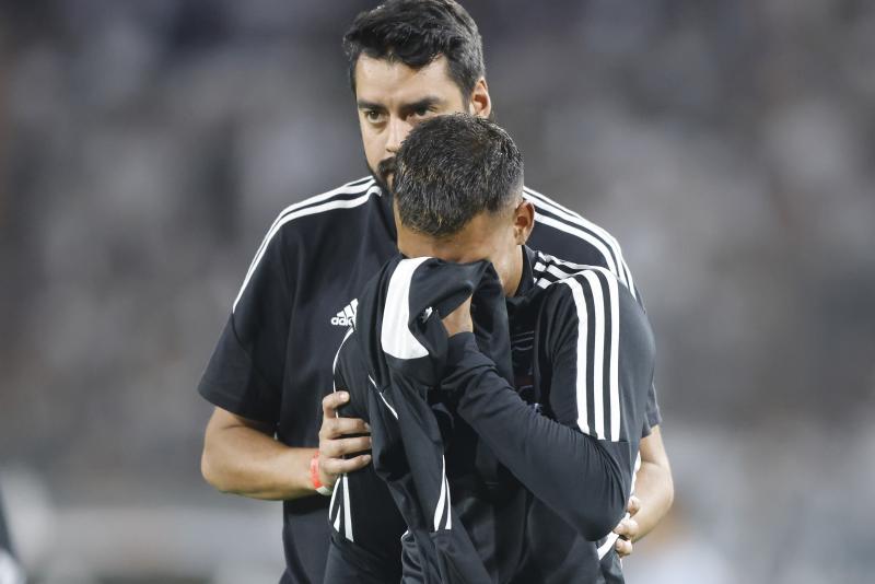 Daniel Gutiérrez muy afectado por su nivel en la derrota de Colo Colo.