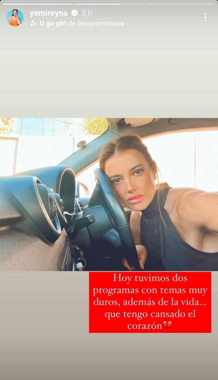 Yamila Reyna envió indirecta al "Mono" Sánchez. / Foto: captura Instagram.