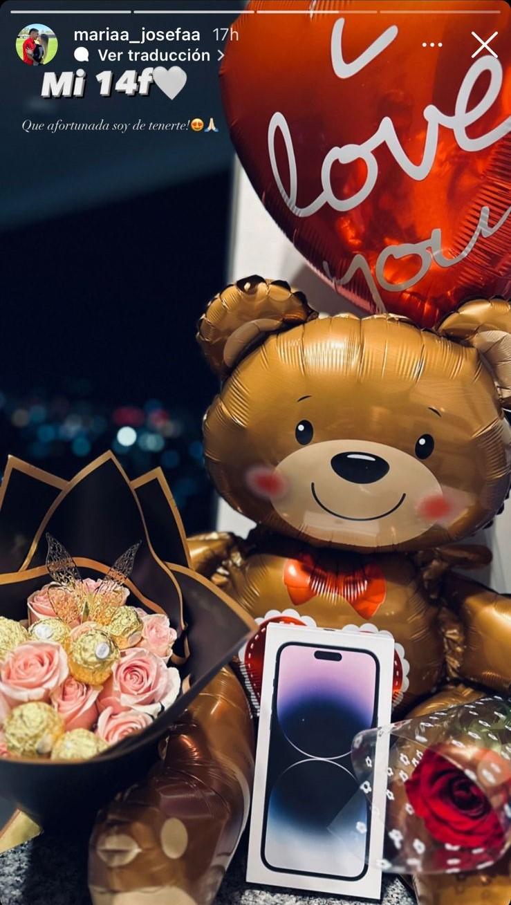 El regalo de Joan Cruz a su pareja.